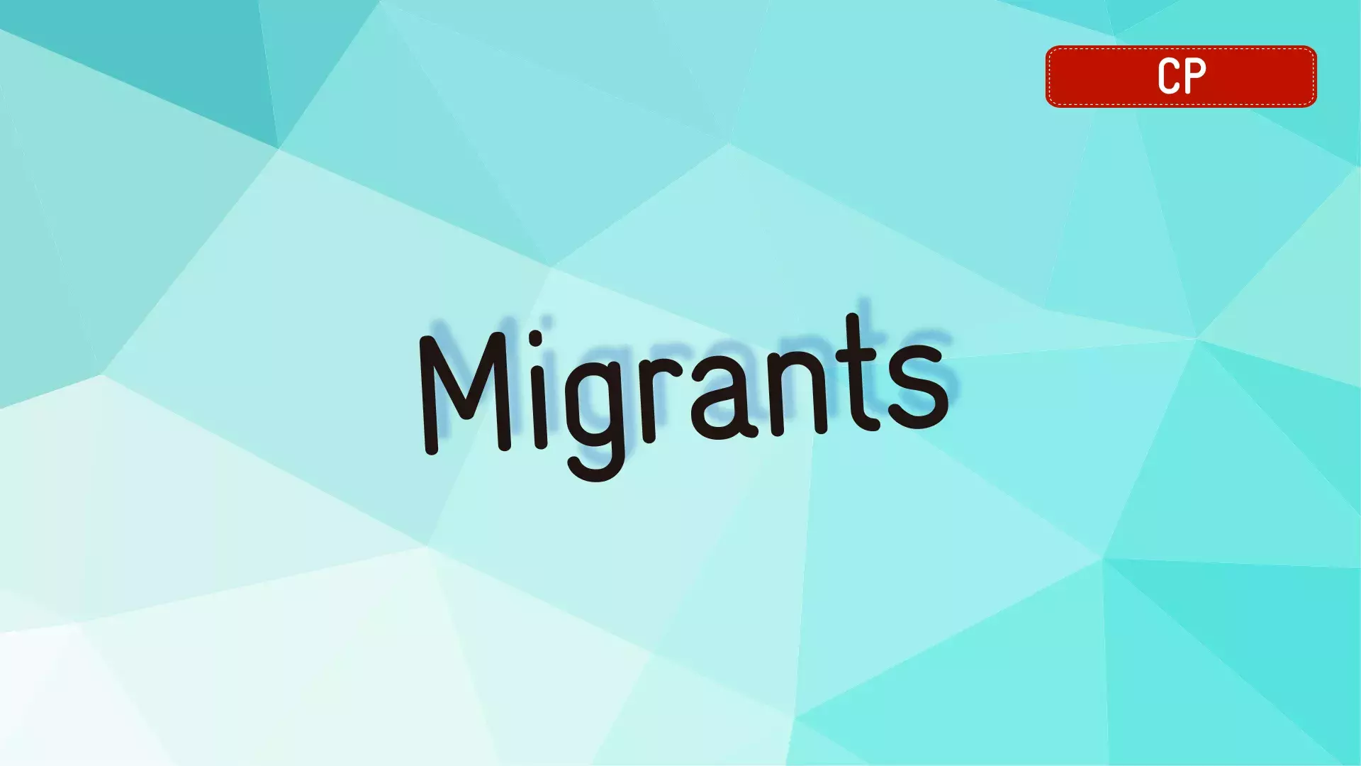 Migrants CP images générique